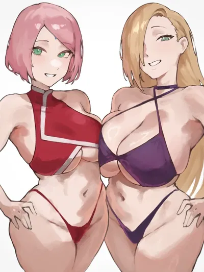 Sakura Haruno & Ino Yamanaka | Your Biggest Simp part 3