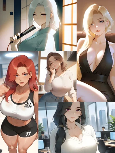 Five Thicc Onee-sans Just Crashed Into Your Life! | The Quintessential Onee-sans