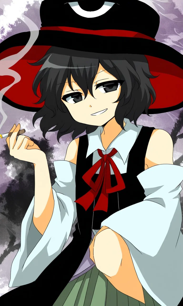 Myself (not really, it's Tsubakura len'en smoking a fat blunt)