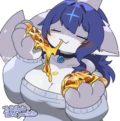 Shark bitch ate your pizza