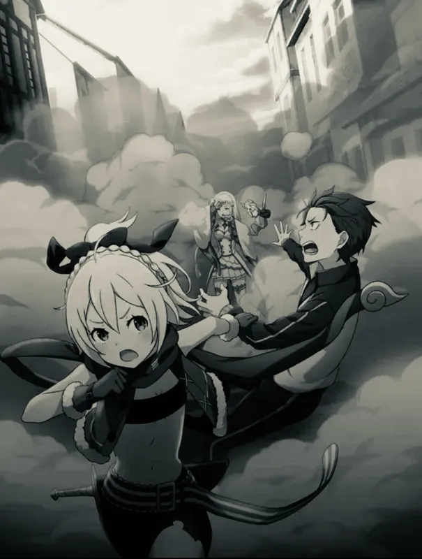 Emilia, Felt, Subaru, Elsa