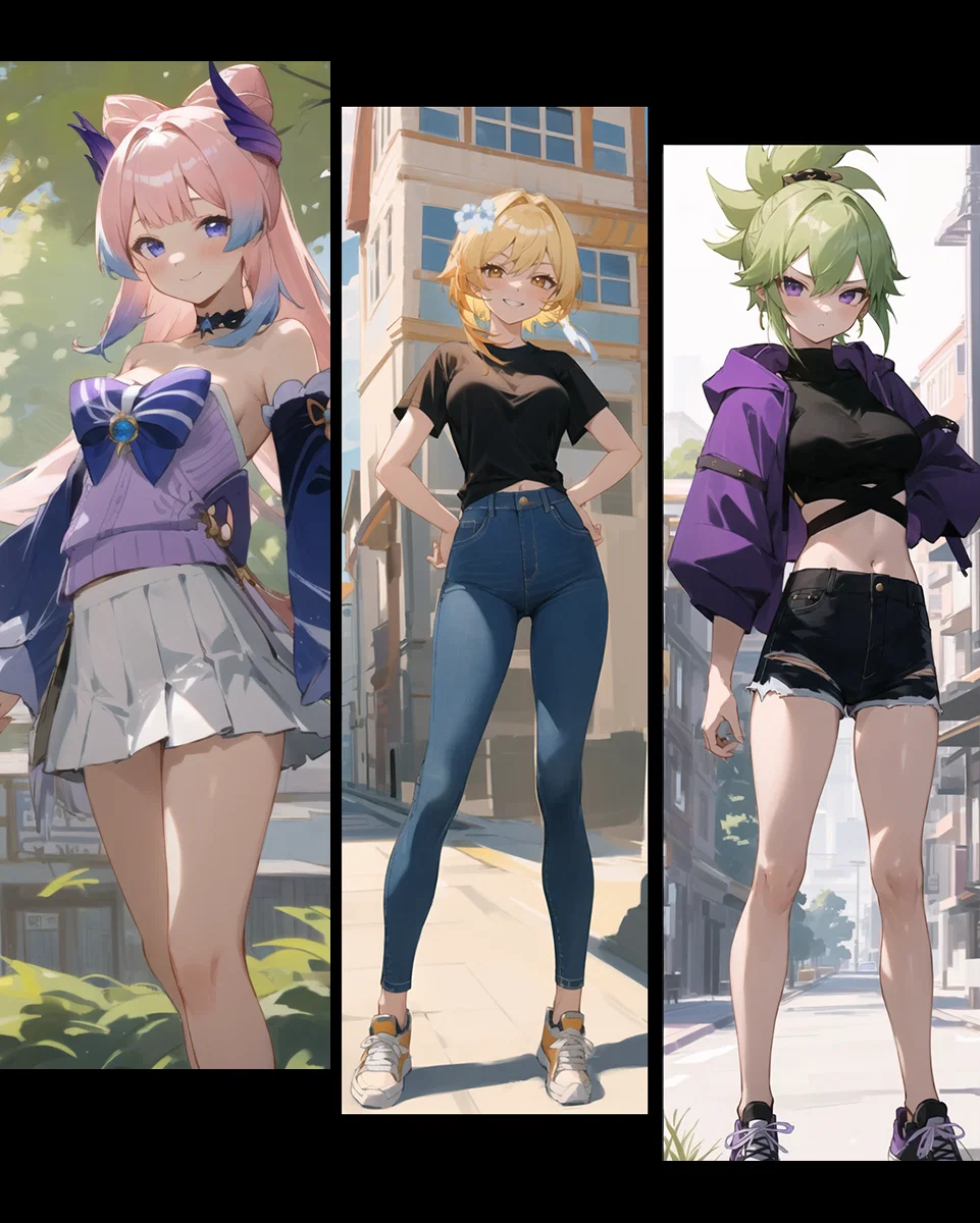 Shinobu and Kokomi College