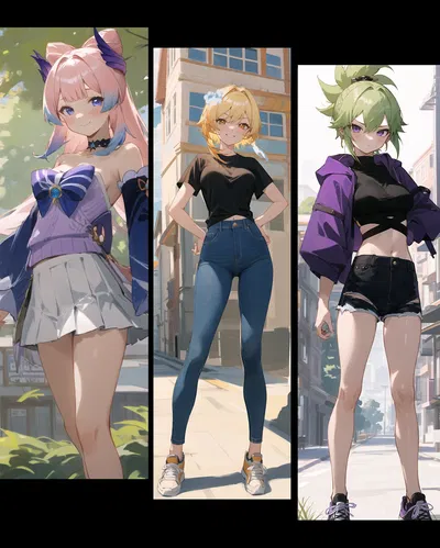 Shinobu and Kokomi College