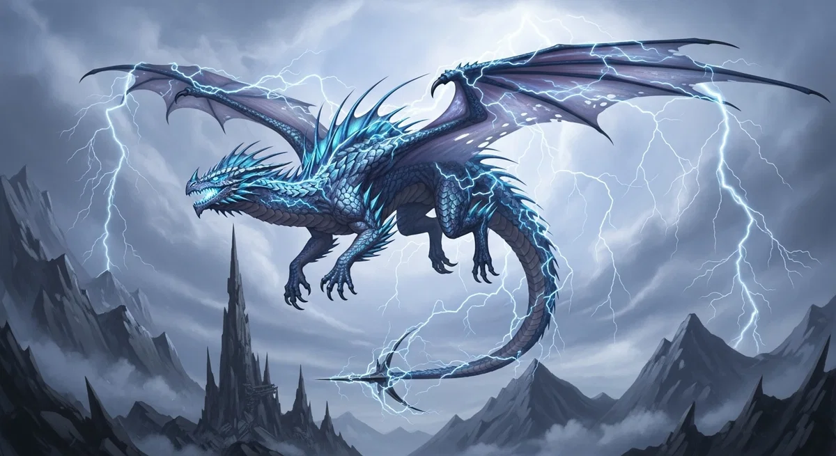 A lightning dragon