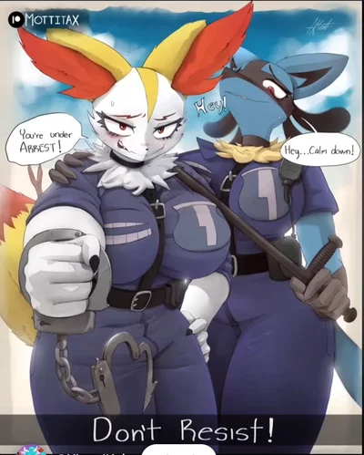 Moxi and Terra - Suspicious Police Officers