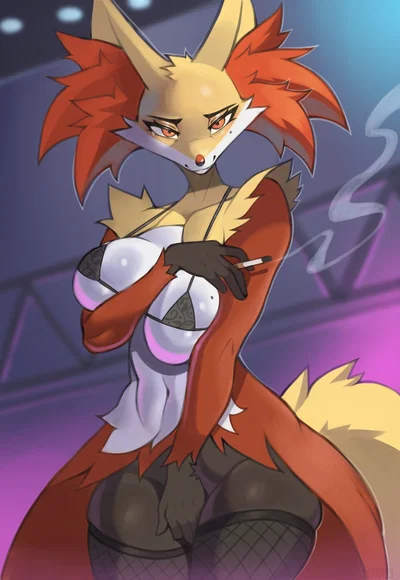 A burned out stripper