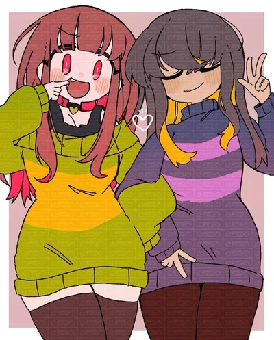 Chara and Frisk [UNDERTALE] fiance au👀
