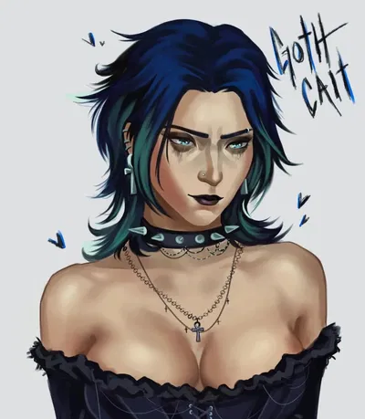 "Goth Caitlyn"