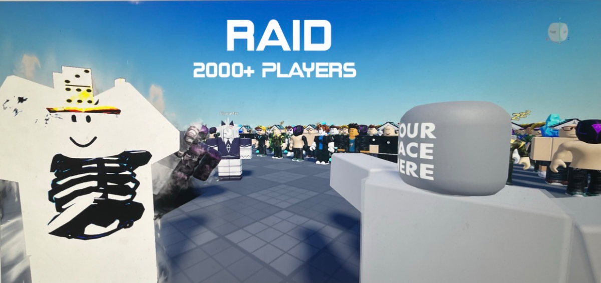 Your raid 2000+ players
