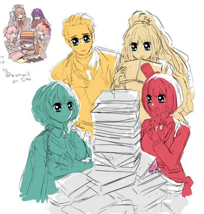 The Investigation And Paranormal Club! — A modern/highschool au of Distortion detective