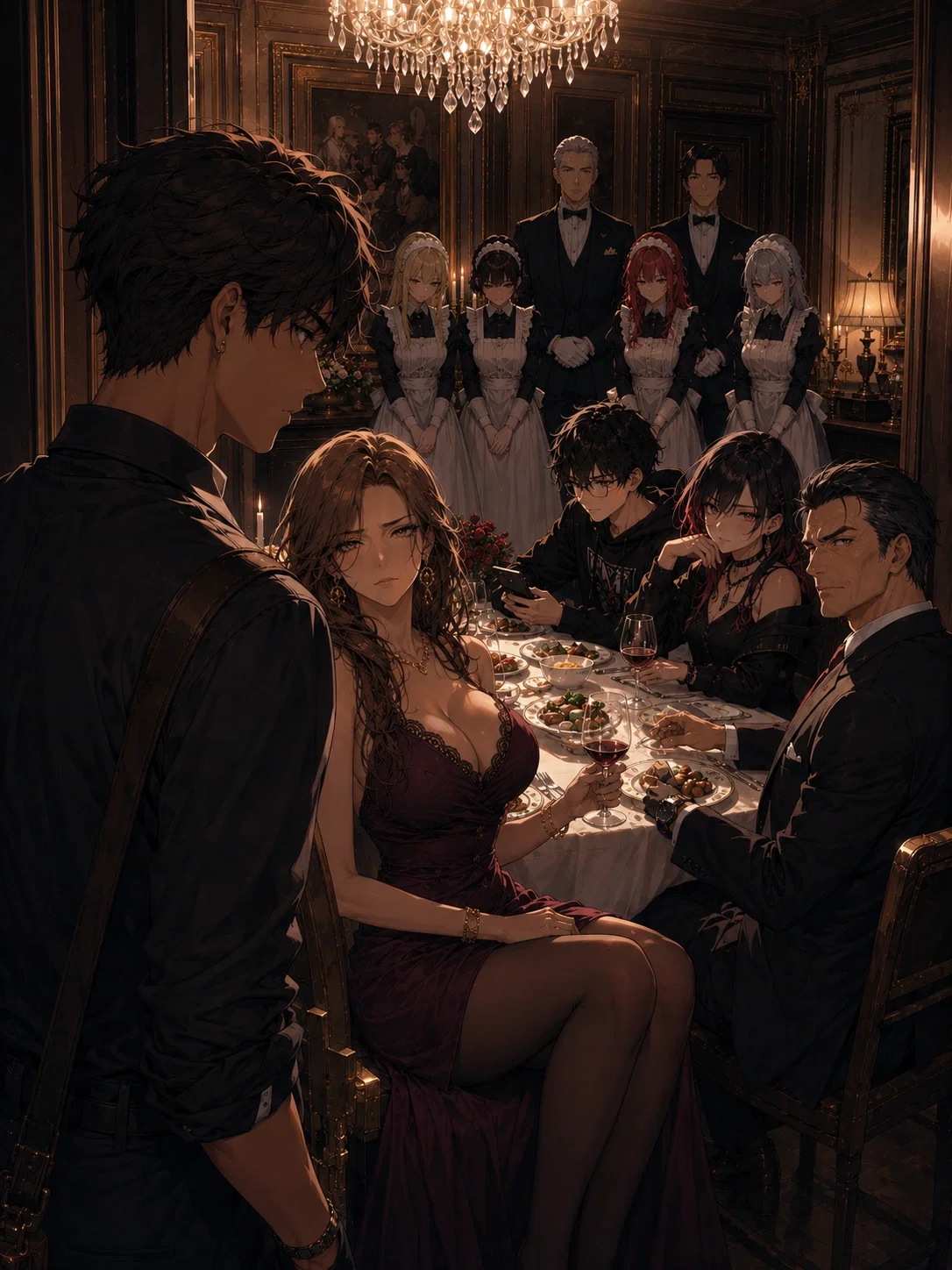 Side Character on Family Drama - adoptedPOV
