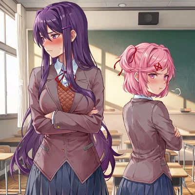Natsuki & Yuri ᛝ Doki Doki Literature Club!