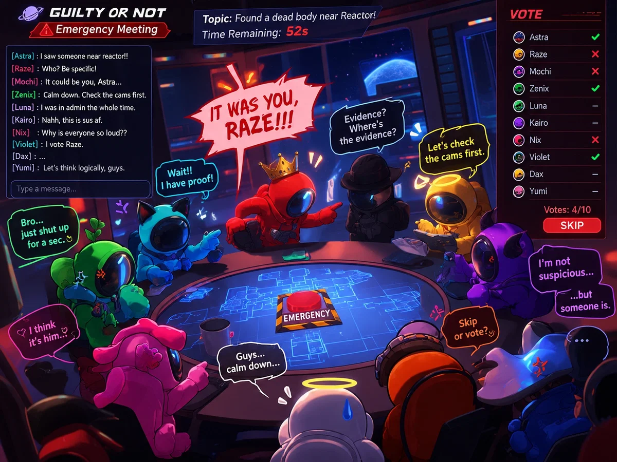 GUILTY OR NOT? — Trust No One.