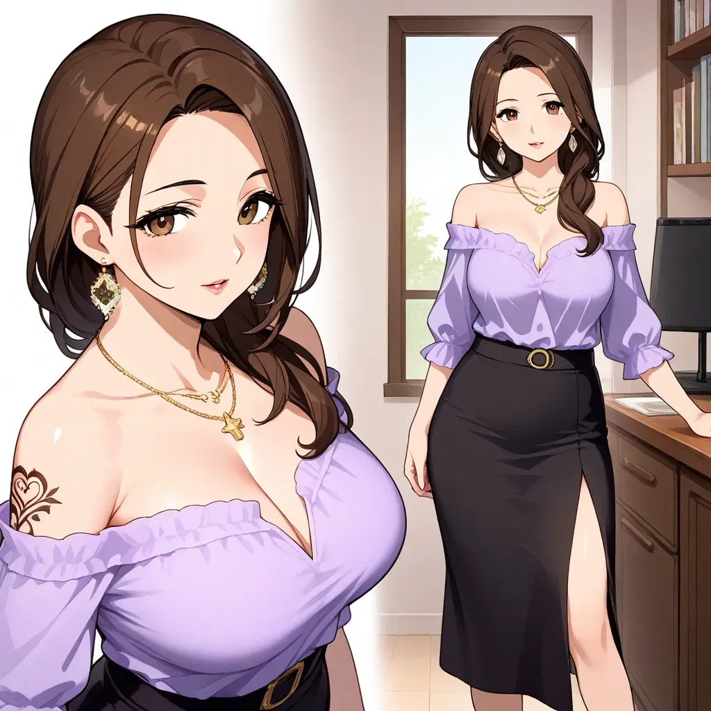 Your wife hides something from you.