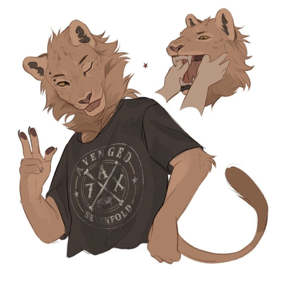 Sammy | Punk Lion Friend