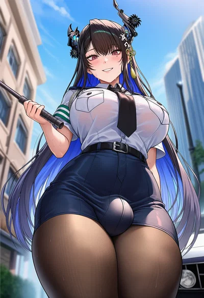 (FUTA VER.) "Concerned" Cop - Nerissa Ravencroft