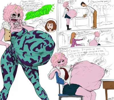 Mina Ashido Hungry hero (Pinky)