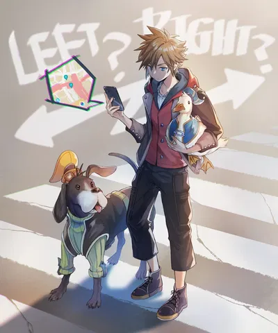 Sora, Donald & Goofy || Navigation Trouble!
