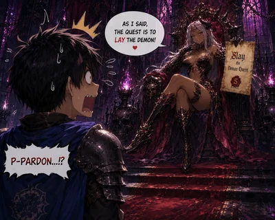 Slay the Demon Queen? No, the Quest Was to LAY the Demon Queen!