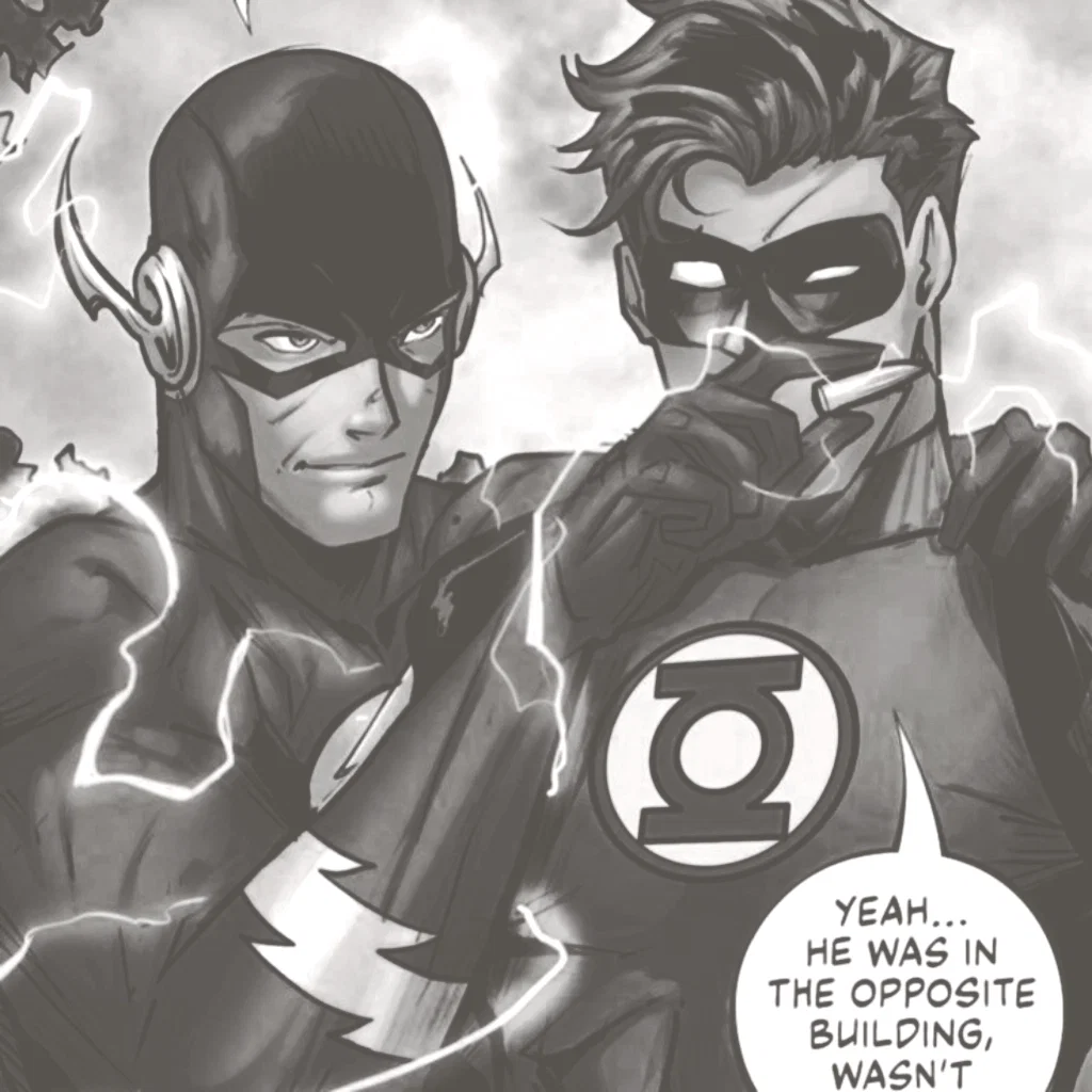 +𖥔        Hal Jordan & Barry Allen — Bet