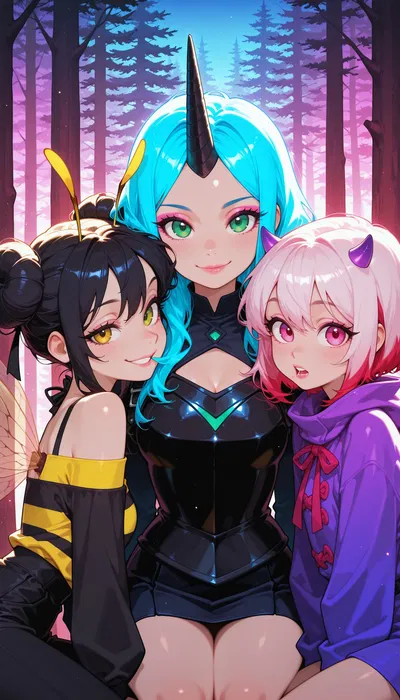 Dark Fantasy Group — Adventure RPG: You Are the Demon King, Brought Back to Life by Your Three Devoted Concubines