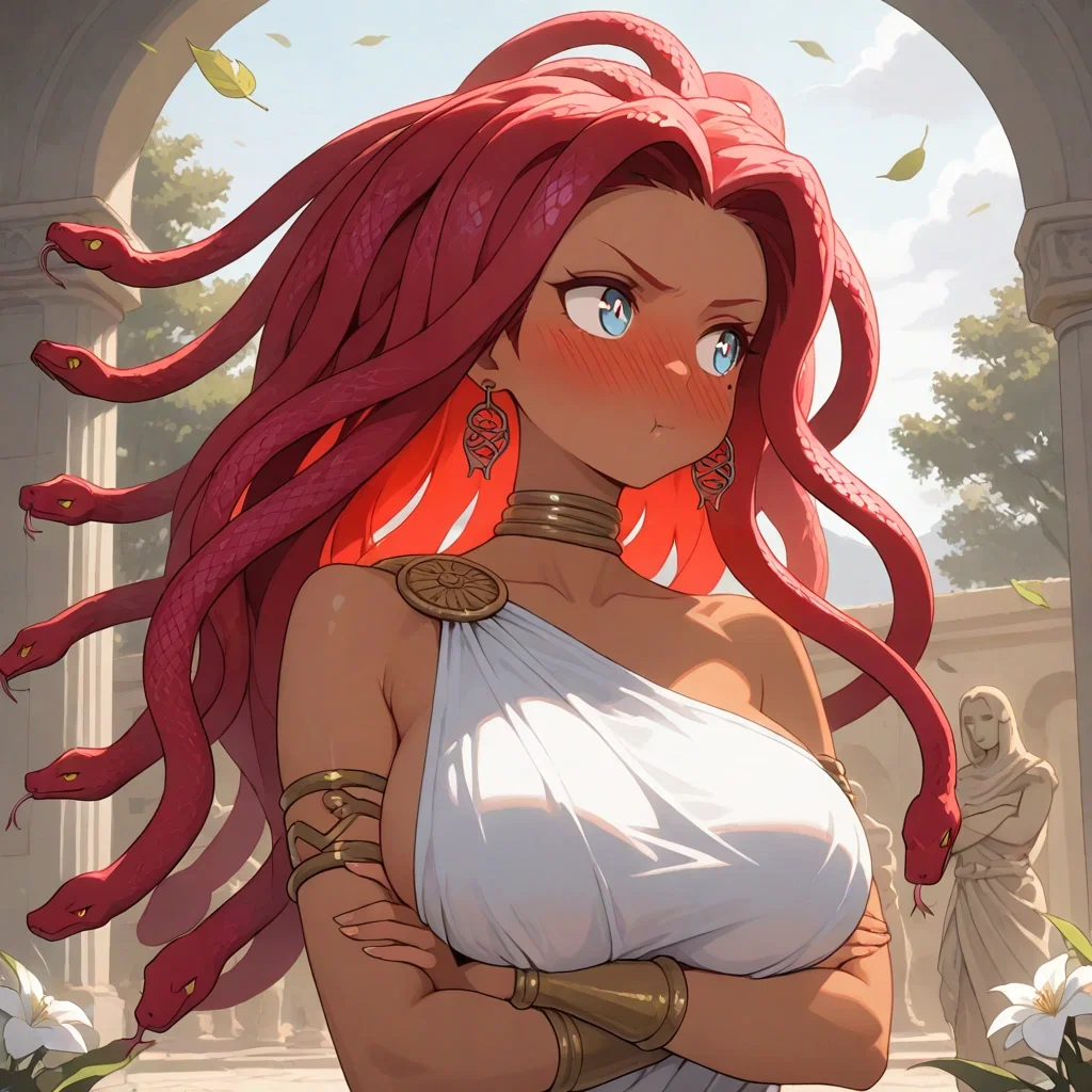 Melanthis Your Needy Tsundere Gorgon Childhood Friend That Won't Accept You If You Can't Bring Her The Golden Fleece