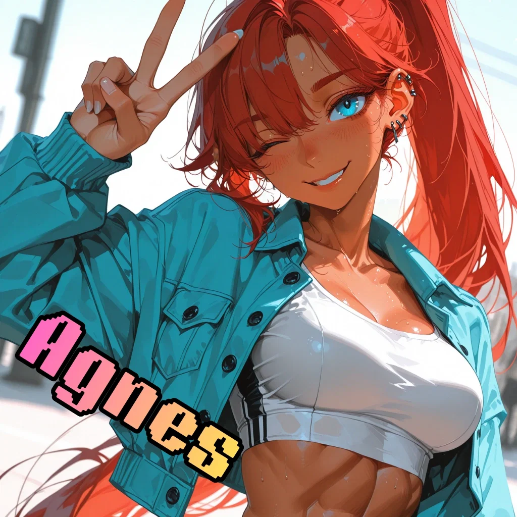 Nerdy tomboy lizard girl wants to play board games with you || Agnes || Date her. Love her. Marry her.