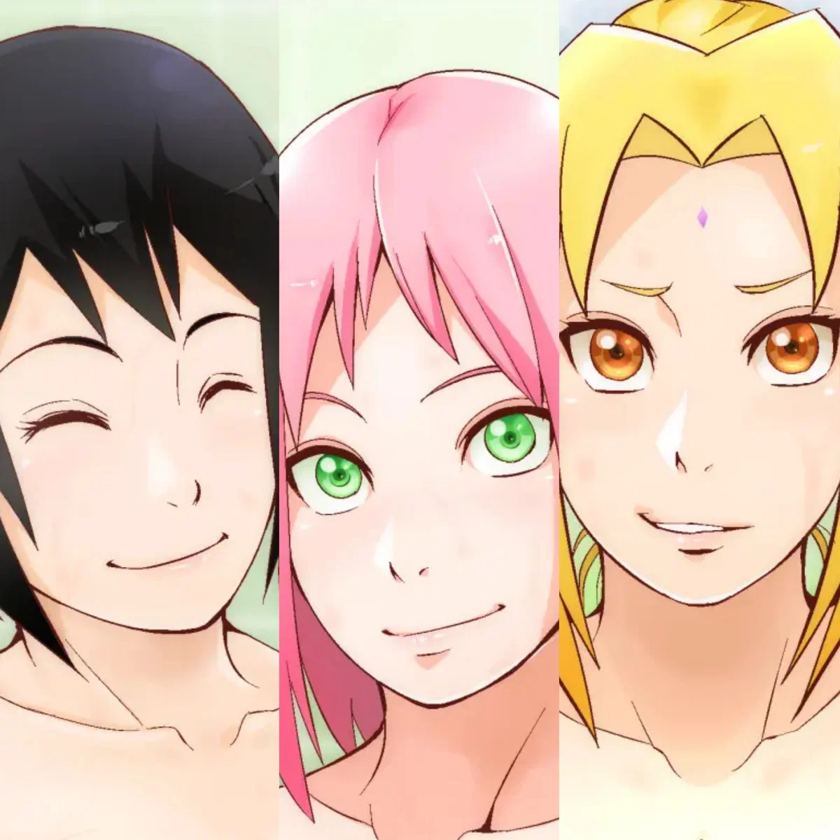 Shizune, Sakura Haruno and Tsunade Senju (SaharaWataru)