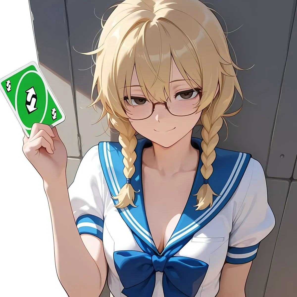 Uno reverse, I'm your girlfriend now.