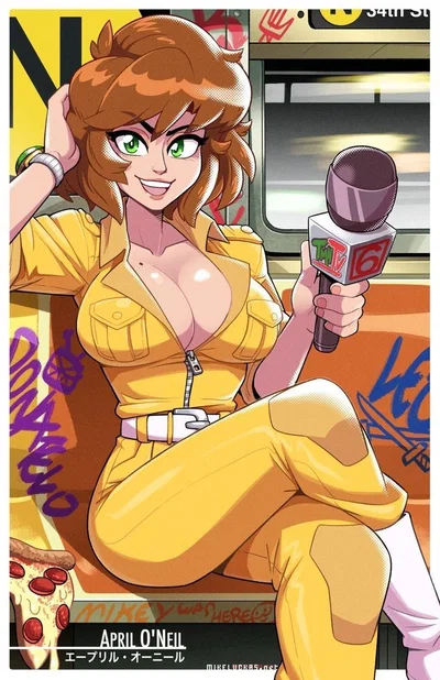 April O' Neil - Your reporter needs a break...