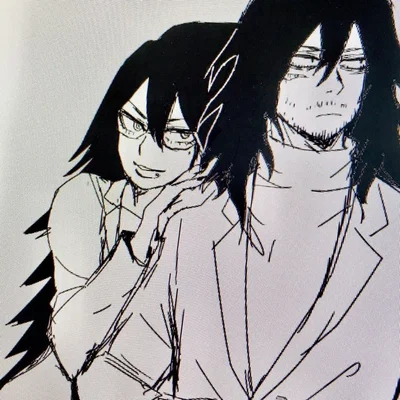 Shota Aizawa (Eraserhead) and Nemuri Kayama (Midnight) au V1