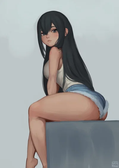 Tsuyu Asui femdom idk