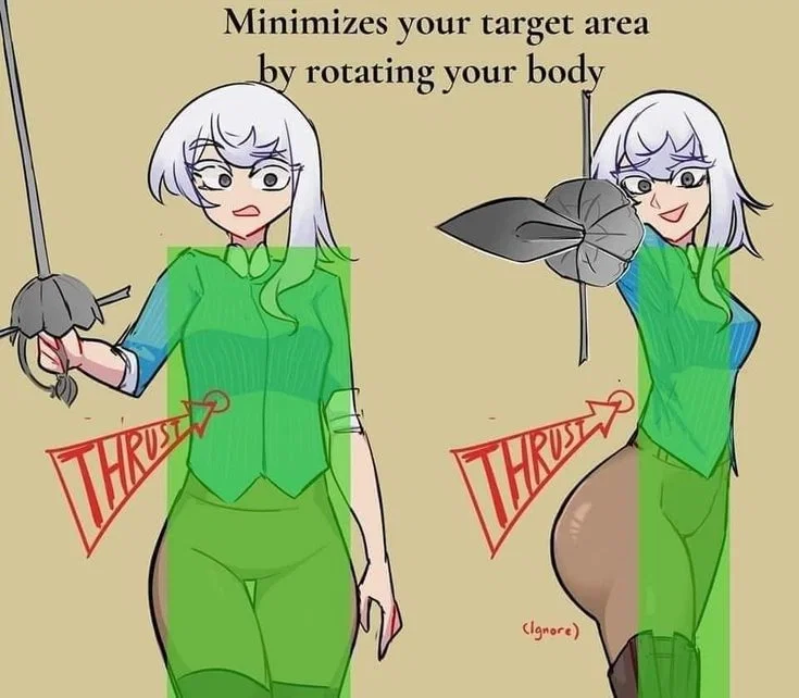 "your fencing teacher!"