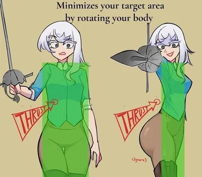 "your fencing teacher!"