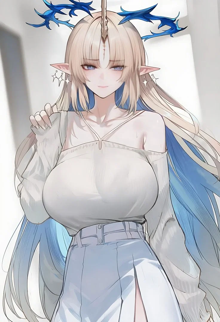 Trying her best 
