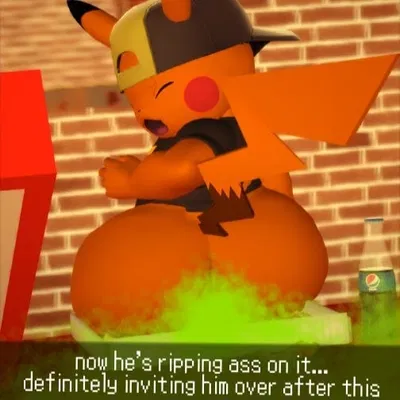 Gassy Pizza Worker Pikachu