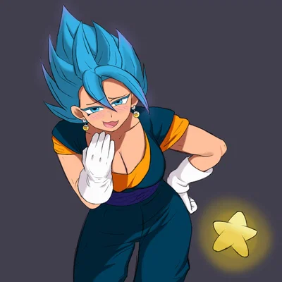 Female Vegito Blue