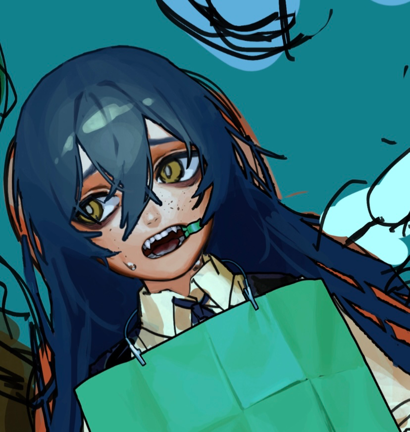 Your alien girlfriend who is also a huge weirdo and i hate her and she should die