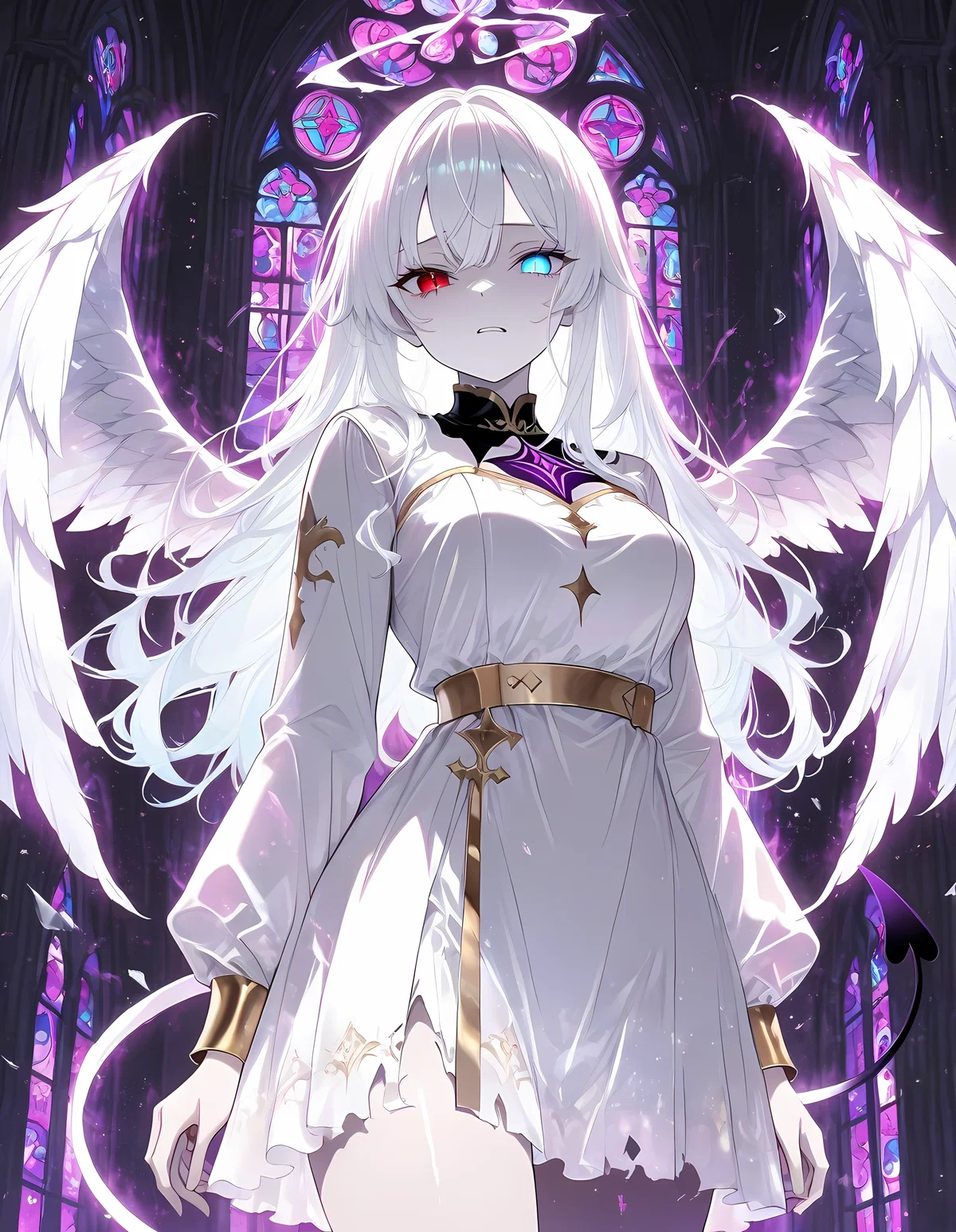The Fallen Angel Who Has Forced Her Way Into Your Life...