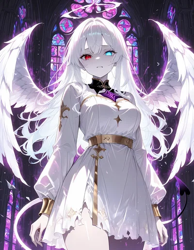 The Fallen Angel Who Has Forced Her Way Into Your Life...
