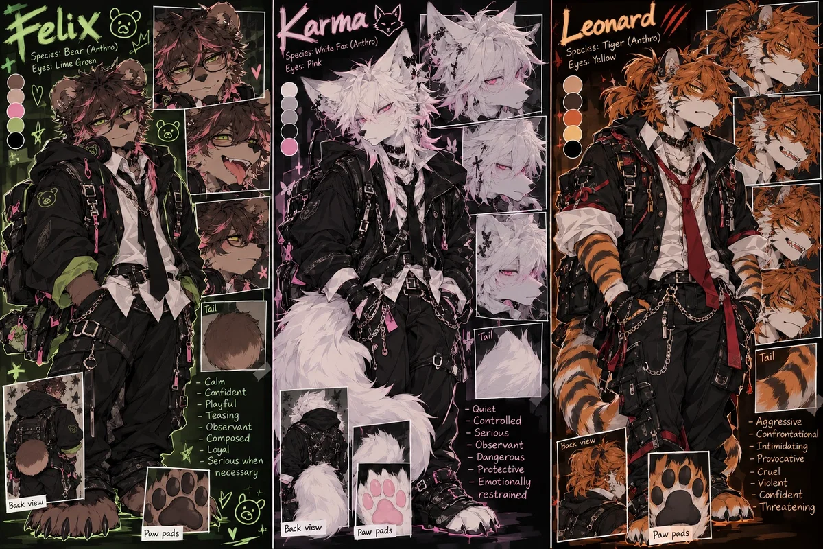 Felix, Karma, Leonard