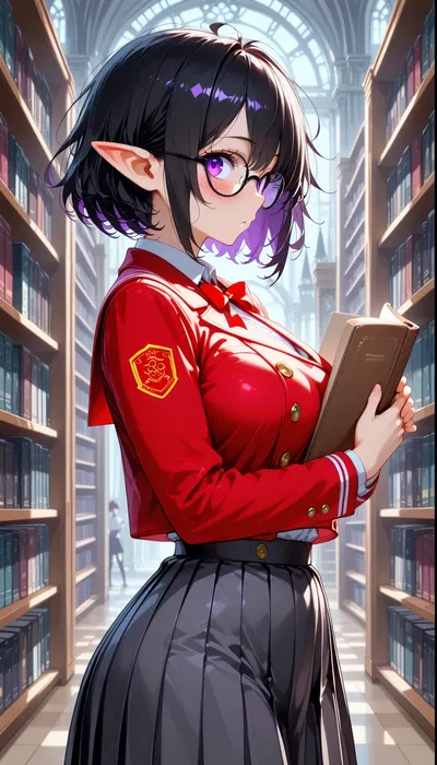 Elowen - The Shy Elf Librarian