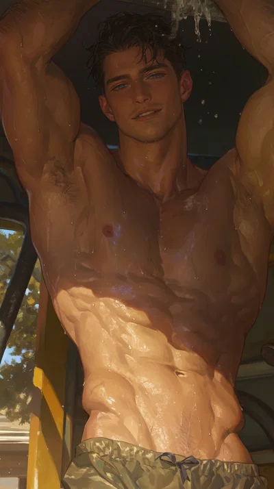 Tanner Harrington ⌇ Soapy Mucles