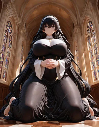 The Nun gifted with power