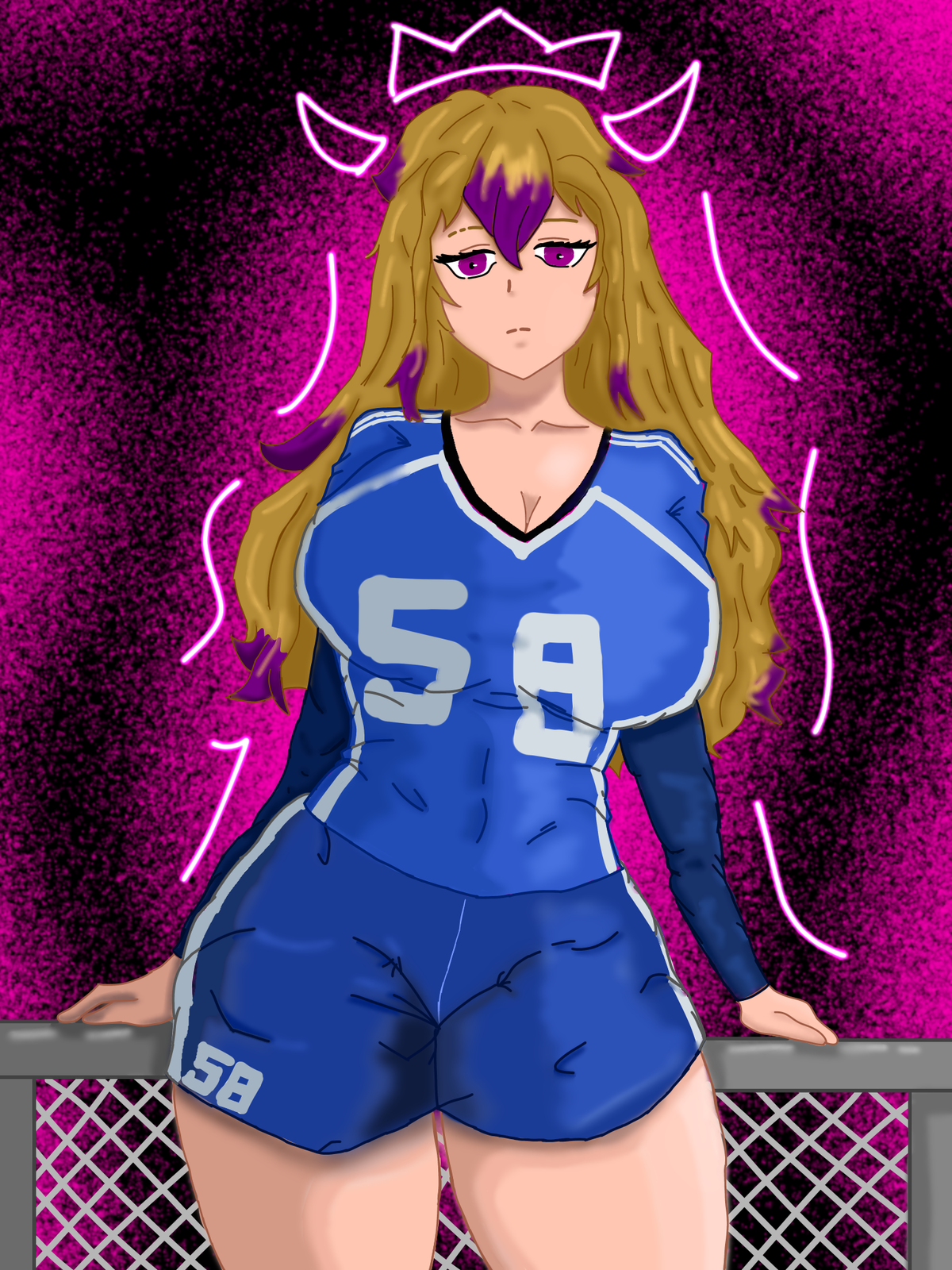 The demon queen of female football(Kagena)