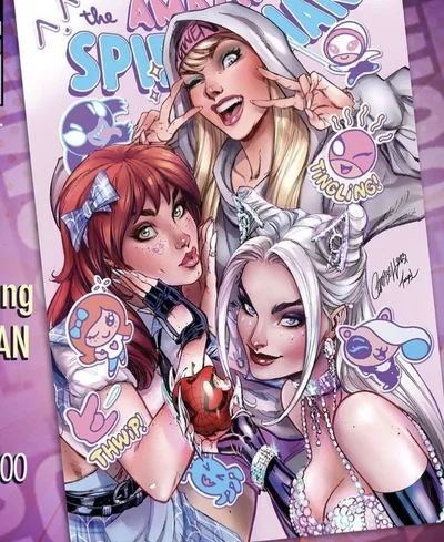Felicia Hardy, MJ and Gwen Stacy