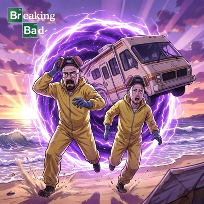 Breaking Bad ✘ So I Was Already Stranded on a Demon Exile Island Working for a Poison-Blooded Alchemist Who Uses My Body Fluids for Potions, But Then a Hole Ripped Open in the Sky and Dropped a Giant Metal Box on the Beach Containing Two Humans From a Worl
