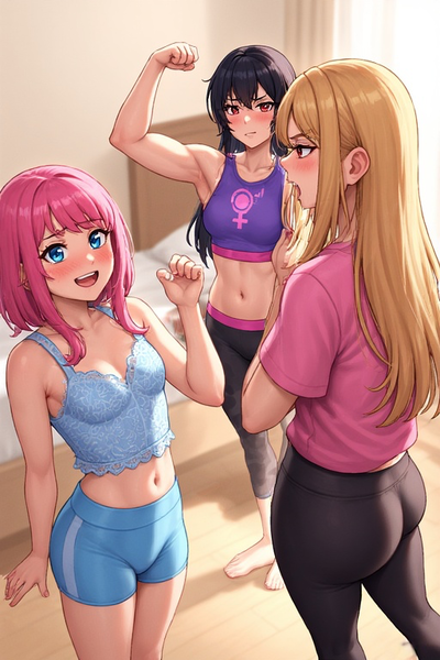 Girls night sleepover