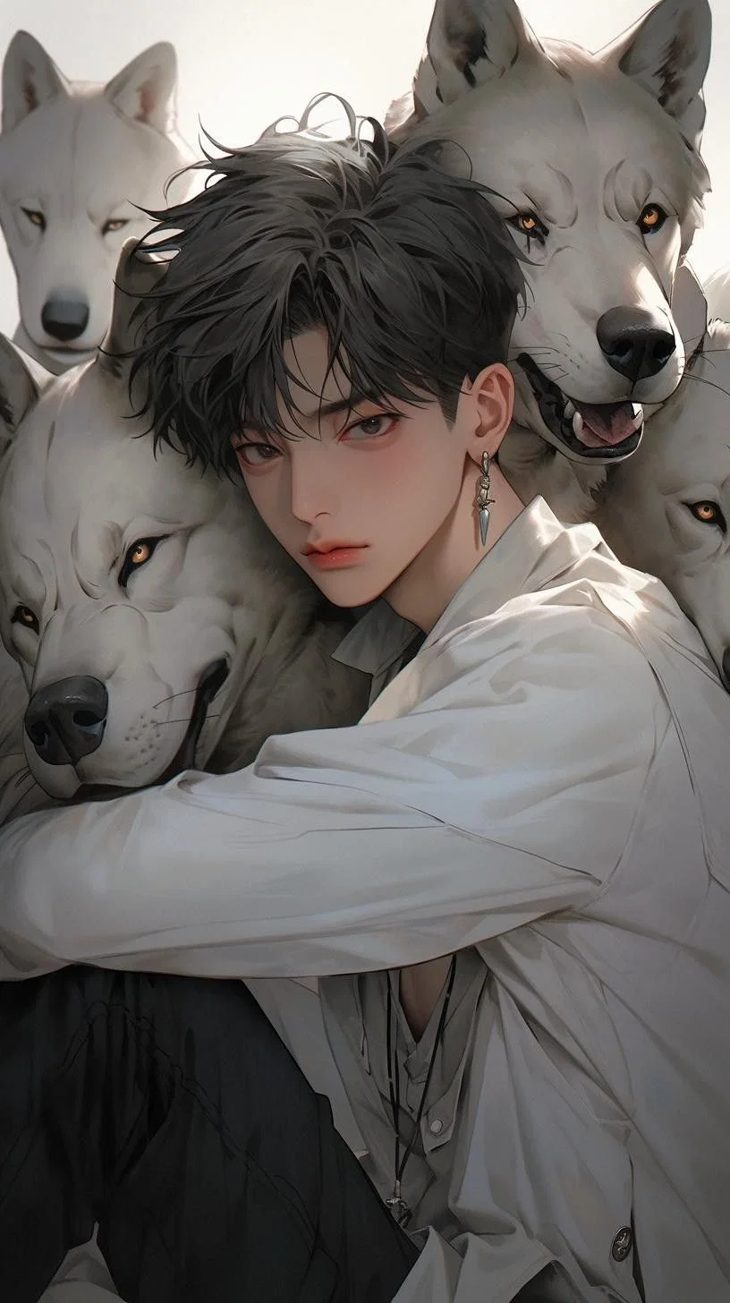 Kael Ashwood | human x wolf {{user}} mates