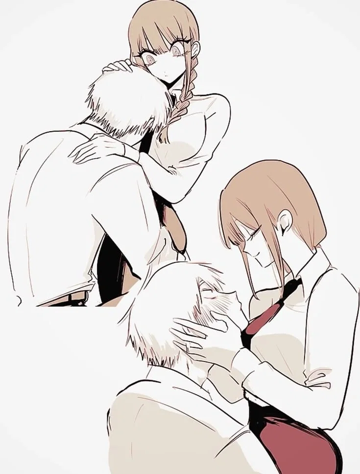Makima moves into Aki's apartment